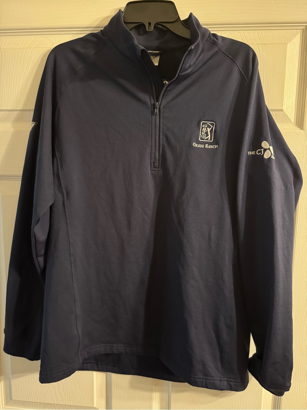 Men's Navy Performance 1/4-Zip Jacket